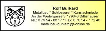Firma Rolf Burkard